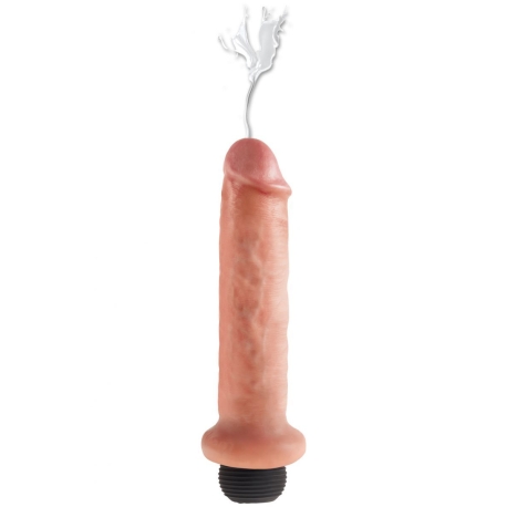 Realistické stříkající dildo King Cock 7" - 21,6 cm, Pipedream