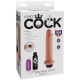 Realistické stříkající dildo King Cock 7" - 21,6 cm, Pipedream