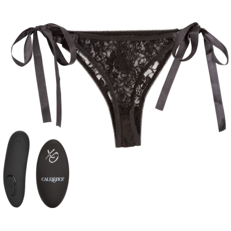 Vibrační kalhotky s dálkovým ovladačem Lace Thong Set - California Exotic Novelties