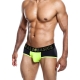 Slipy pro muže Neon Brief Yellow - MaleBasics