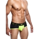 Slipy pro muže Neon Brief Yellow - MaleBasics