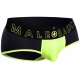 Slipy pro muže Neon Brief Yellow - MaleBasics