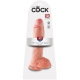 Realistické dildo s varlaty King Cock 10" - Pipedream (25 cm)