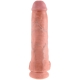 Realistické dildo s varlaty King Cock 11" - Pipedream (28 cm)